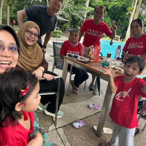 Adult swimming lessons in Kajang with certified coach